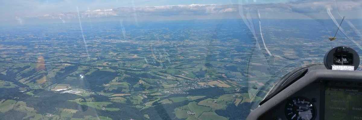 Flugwegposition um 09:07:21: Aufgenommen in der Nähe von Reinsberg, Österreich in 1602 Meter